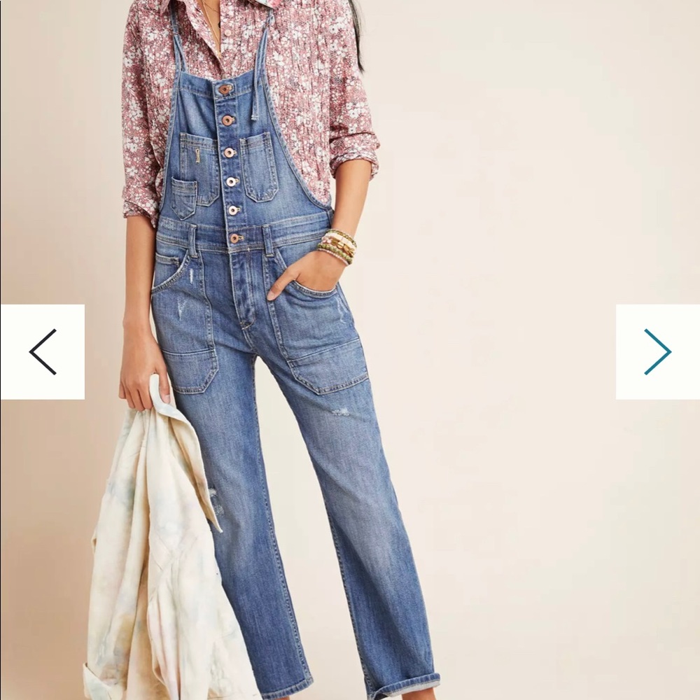 Pilcro the Painters Denim overalls Anthropologie size 27